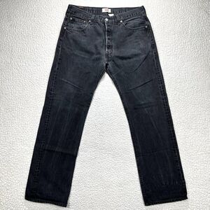 Vintage Levi’s 501 Jeans Men 38x34 (Actual 35x33) Black Straight Classic Grunge